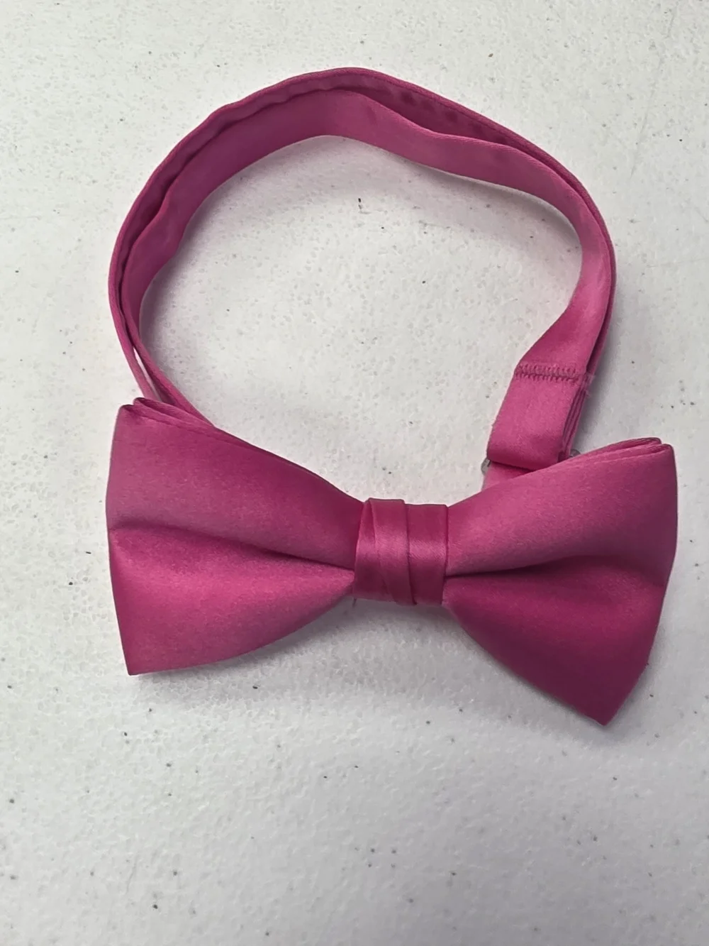Kids Satin Bow Tie Trio - Pink, Black & Gold (Adjustable)